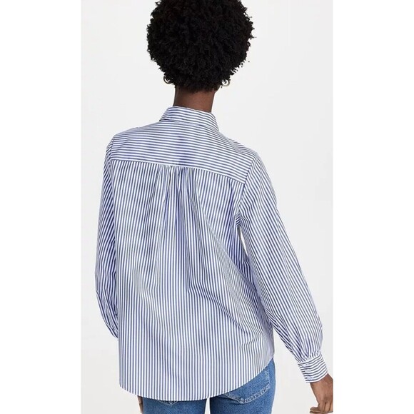Womens Size XS Cinq A Sept Kandice Striped Button Up Shirt NWOT - Picture 2 of 9